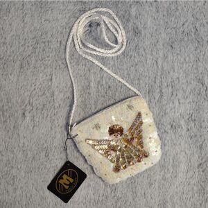 Marlo Bags Sequin Angel Mini Shoulder Bag